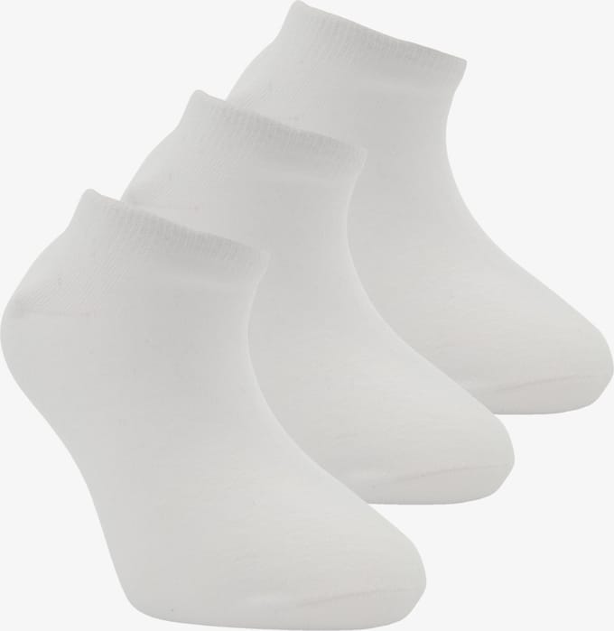 3 paar kinder sneakersokken - Wit - Maat 31/34