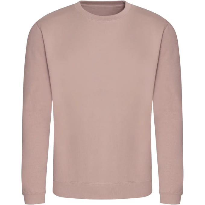 Just Hoods - AWDis Sweat - Dusty Pink maat M