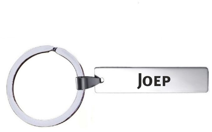 Sleutelhanger Met Naam - Joep - RVS