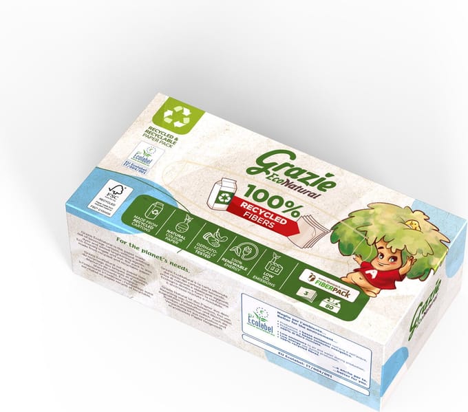 Grazie Natural 80 Tissues 3 Laags (80 tissues)