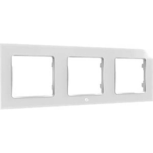 Shelly Schakelaar Frame Drievoudig (Wit)