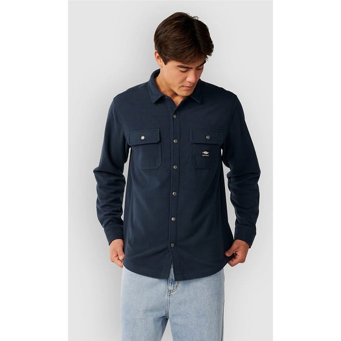 Rip Curl Sessions Polar Fleece Shirt Shirt blauw