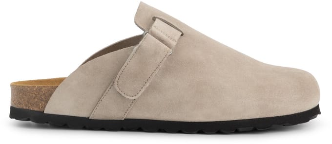 Travelin' Torsby Heren - Clogs - Suede - Grijs