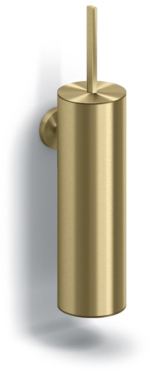 Clou Flat toiletborstelgarnituur wandmodel, goud geborsteld PVD