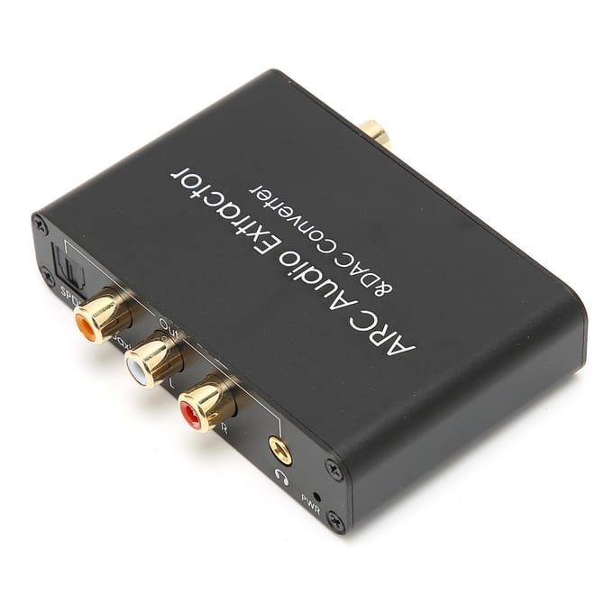 Interface multimédia HD ARC Extractor Convertisseur numérique vers analogique ou DAC pour DVD HDTV