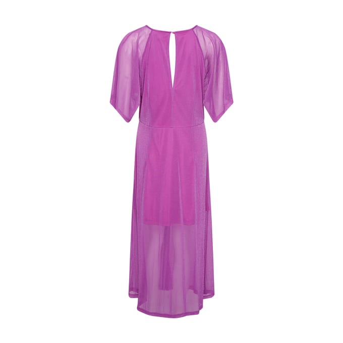 Weense midi-jurk in lila