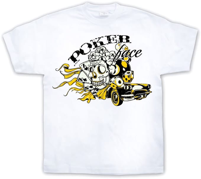 Hybris Poker Face T-shirt SH-1-15299-LFH4-6