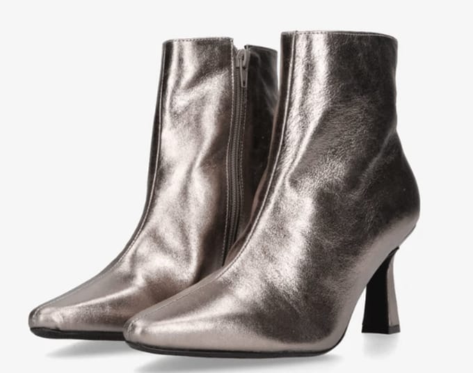 Tango Dames Enkellaars | Zilver | Maat: 37