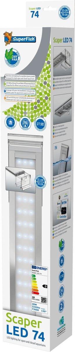 Superfish Scaper Led 74 cm - Aquarium LED Verlichting - 28 Watt