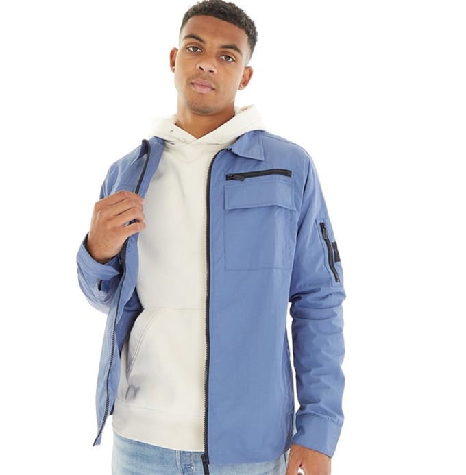 Bench Heren Branson dunne Jas Mid Blue maat XL