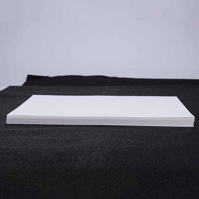 50 Vellen Wit Blanco Papier DIY Handgedrukt Multifunctioneel Gebruik A4 black