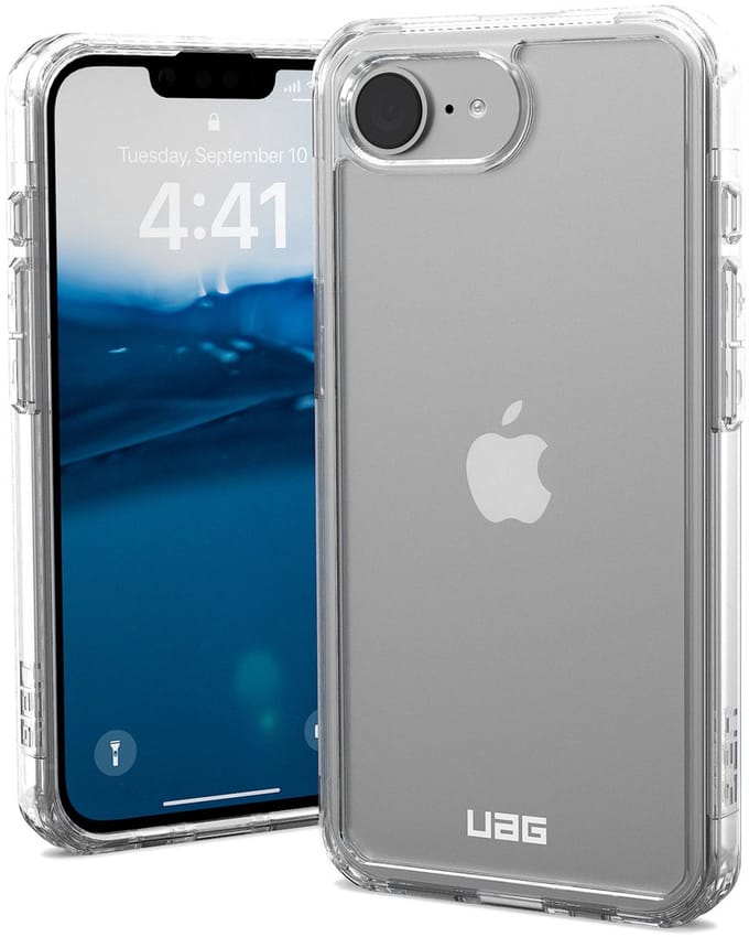 Urban Armor Gear Plyo Outdoor telefoonhoes Apple iPhone 17e, iPhone 16e Transparant Inductieve lading, Stootbestendig