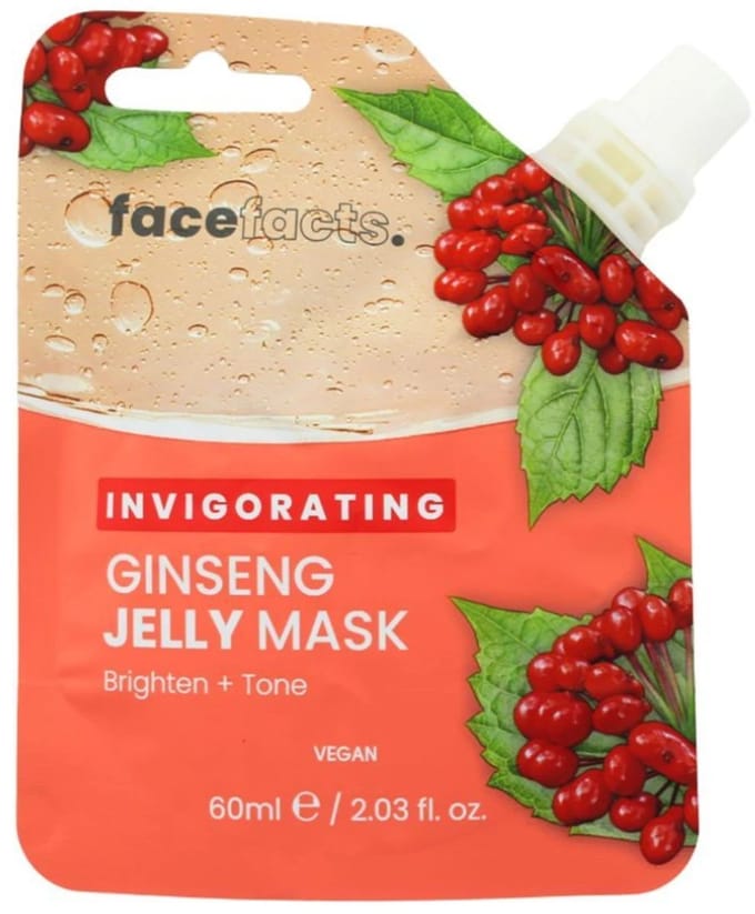 Face Facts | Invigorating Ginseng Jelly Mask - 60ml - Vegan