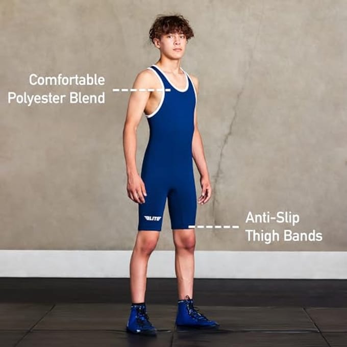 Heren Tanktop voor Worstelen en Krachttraining - Standaard Worstelen Uniform
