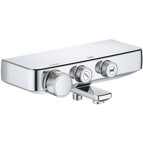 Grohe Thermostatische Badkraan Grohtherm Smartcontrol - Cooltouch - Waterbesparend - Chroom - 15 Cm