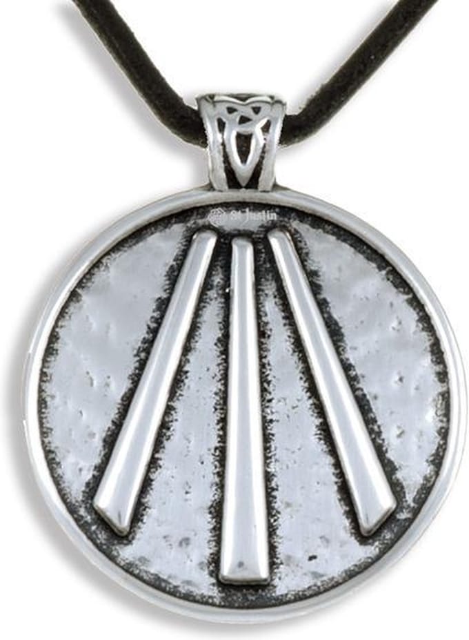 st justin goddelijke hanger, Cornish Awen hanger (DCP16)