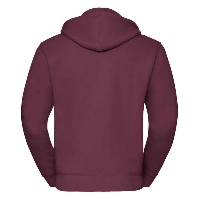 Russell Heren Authentiek Sweatshirt met capuchon (Bourgondië)
