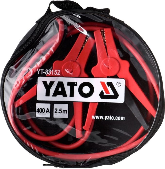 Yato YT-83152 - Startkabel - 400A - 2.5m - Koper