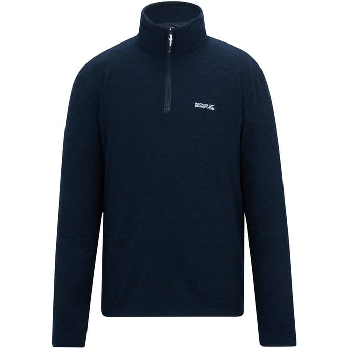 Regatta Heren Thompson Marl Half Zip Fleece Jacket (Marineblauw)
