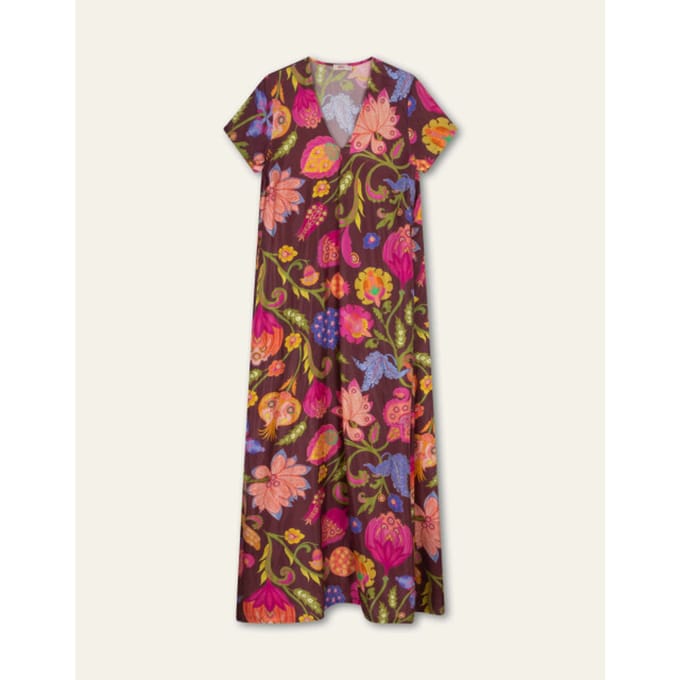 Oilily Dandy Jurk- maat36 Tawny Port