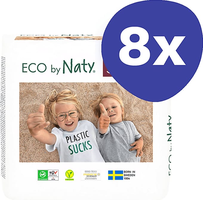 Naty Luierbroekjes: Maat 5 Junior (12-18 kg) (8x 20 stuks)