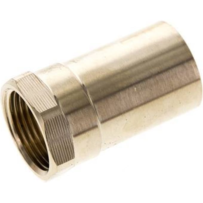 Perskoppeling - 28mm Buiseinde & Rp 3/4'' Persmof - Koperlegering