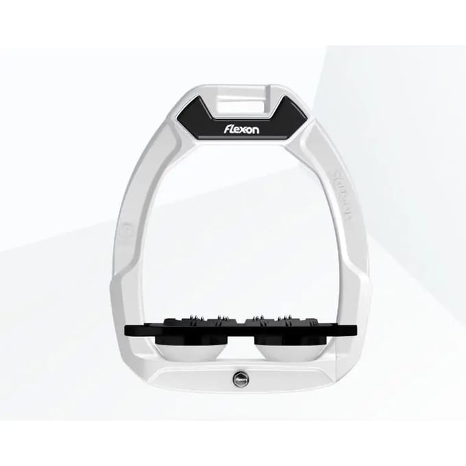 Veiligheidsstijgbeugels Plat Ultra Grip Wit/Zwart/Wit Flex-On Safe-On