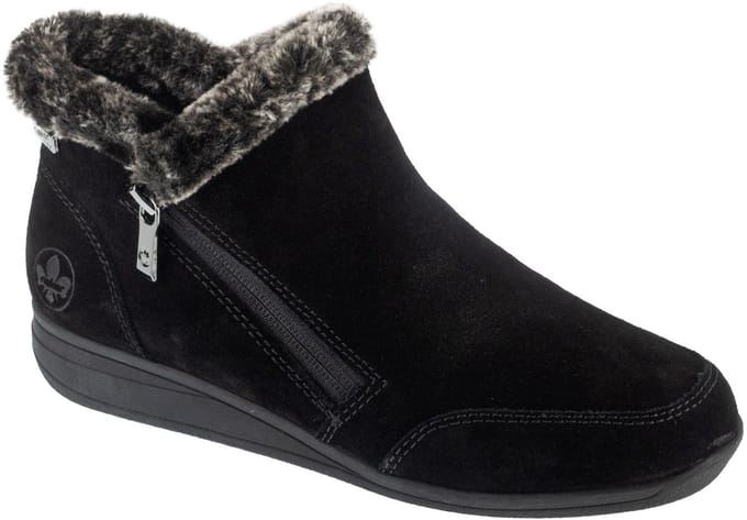 Rieker Booties 47256, Vrouwen, Zwart, Laarsjes, maat: 40