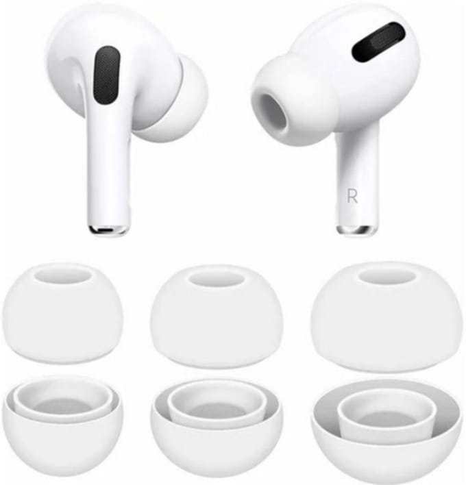 Geschikt voor Airpods Pro 1/2 - Siliconen Oordopjes - Eartips - 3 Paar - S/M/L