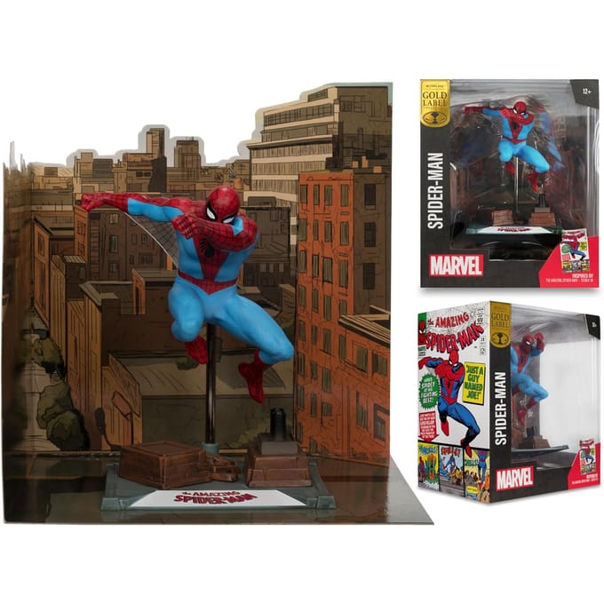 McFarlane Toys Marvel Collection PVC Statue 1/10 Spider-Man (The Amazing Spider-Man #68) (Gold Label) 15 cm Beeld