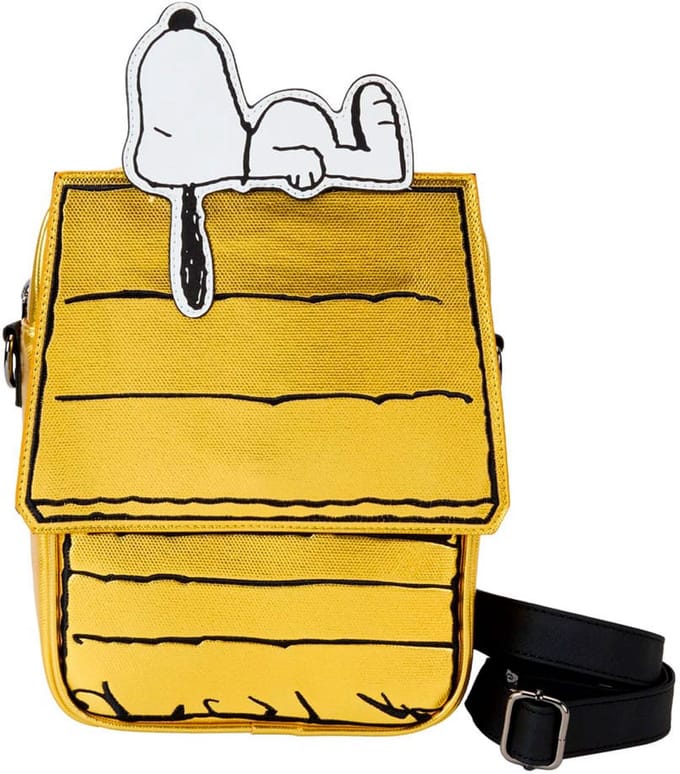 Loungefly Snoopy Slapende Hondenhok 75e Verjaardag Handtas Geel