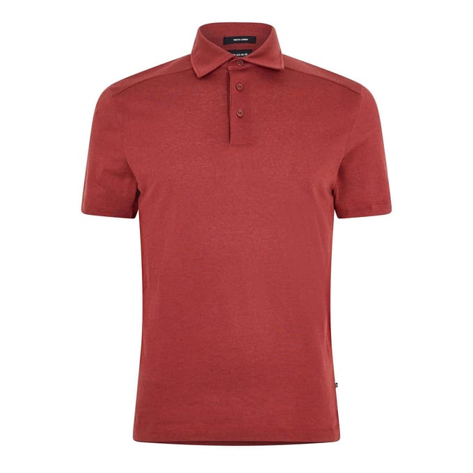 Boss Heren Paino Effen Polo Shirt (Bruin)