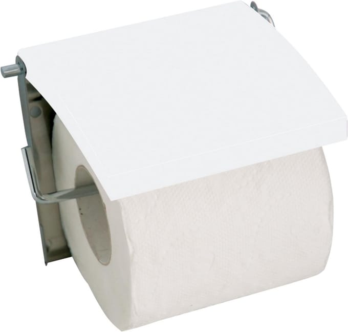 Witte Toiletzitting voor Toiletdeur - Duurzaam MDF en RVS