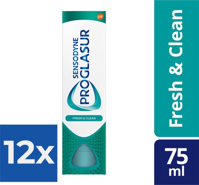 Sensodyne Proglasur Tandpasta Multi-Action 75ml - Voordeelverpakking 12 stuks