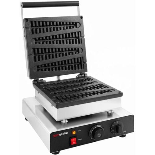 GGM Gastro Waffeleisen - Einzeln - Manuell - 1,75 kW - Form: Tannenbaum - Backplatten teflonbeschichtet