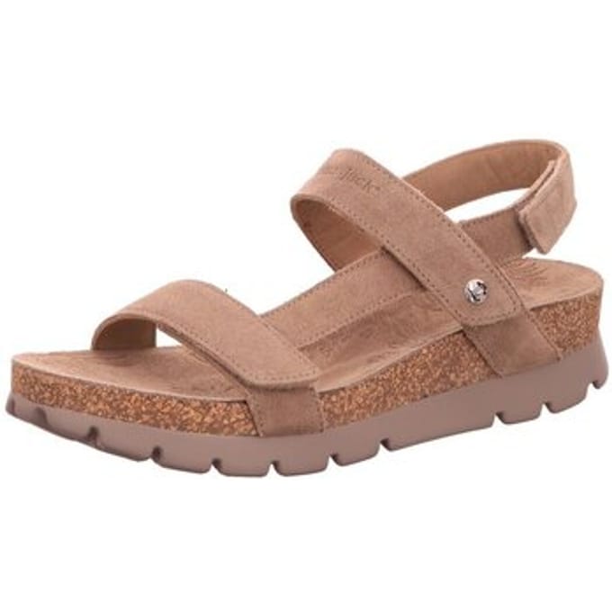 Panama Jack Selma Suede dames sandaal - Taupe - Maat 39