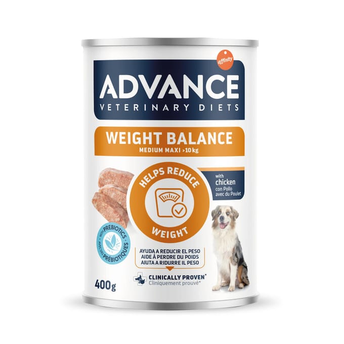 Advance veterinary diet dog weight balance medium / maxi - 6x400 gr
