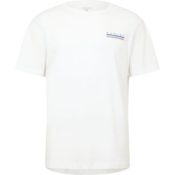 Hurley Heren Throwback Terugslag T-shirt (Wit)