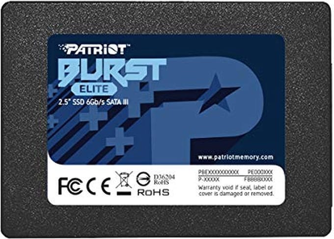 Patriot Burst Elite - SSD - 480GB - SATA III - 2,5 inch