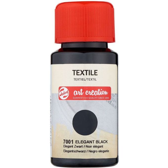 Textielverf - Elegant zwart - Art Creation - 50ml
