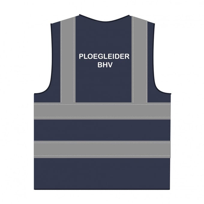 Ploegleider BHV hesje RWS marineblauw