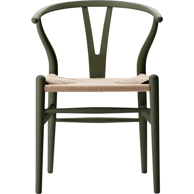 Carl Hansen & Søn CH24 Y Wishbone stoel Soft Edition van Ilse Crawford - seaweed