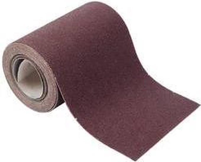 Wolfcraft 1740000 Schuurpapierrol Met klittenband Korrelgrootte (num) 80 (l x b) 4 m x 115 mm 4 m