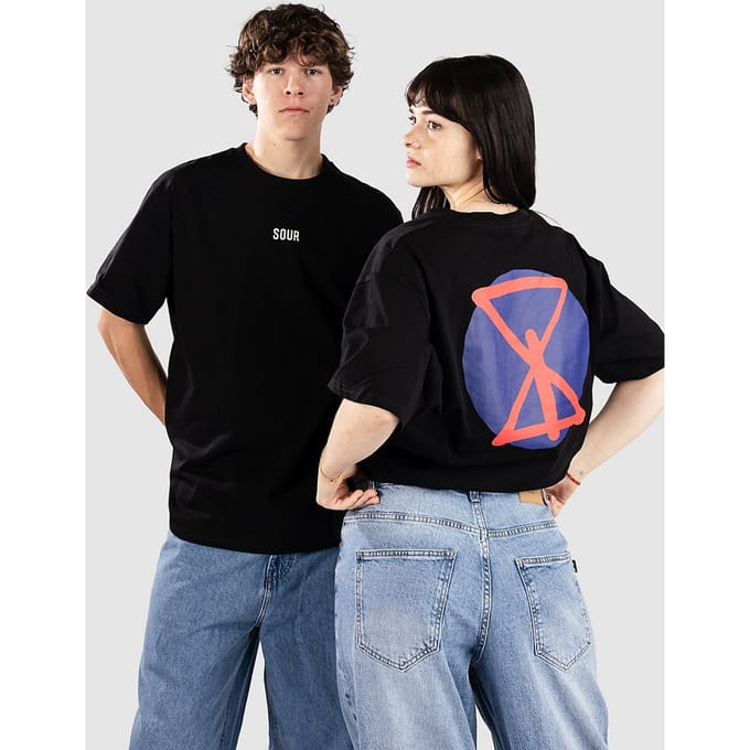 Sour Solution Drawn T-Shirt zwart