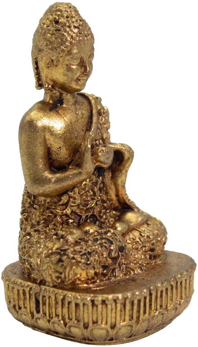Brass Miniature Gods - Buddha (60gms) - 48mm