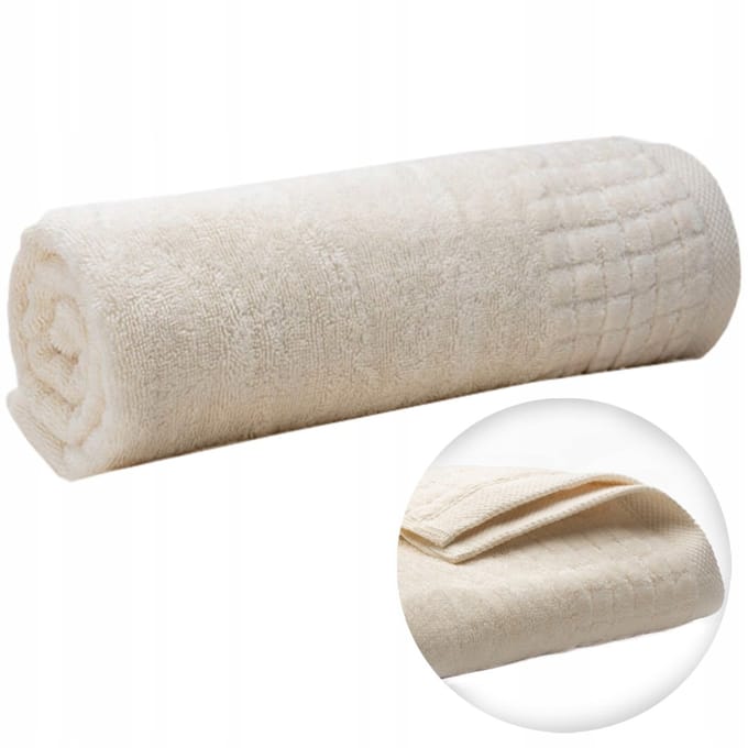 DrBED Serie - Badhanddoek - Snel Droog - Absorberend - 50x100 cm - Ecru