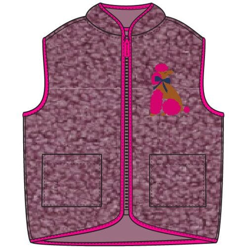 Oilily Vriend Vest- maat110/5yr Rood Violet