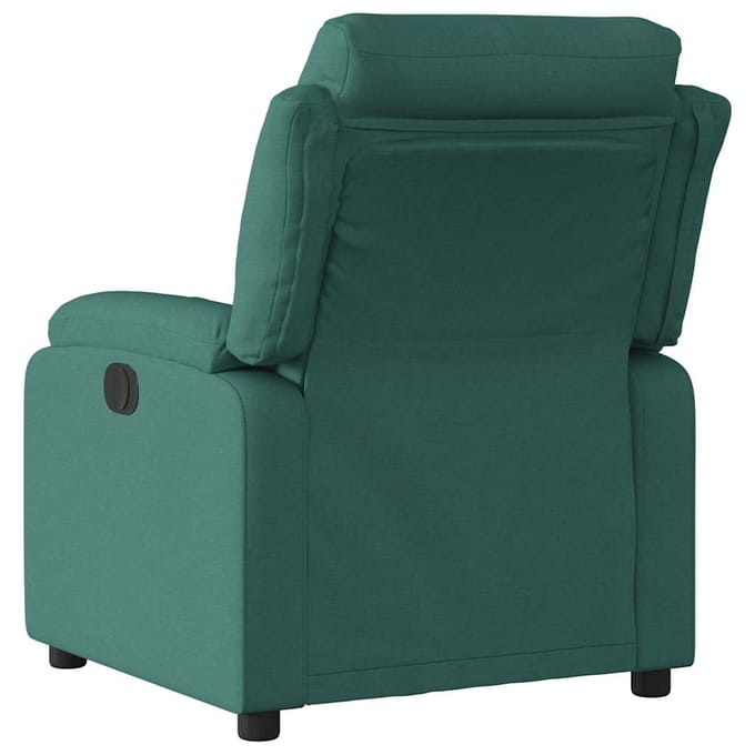 vidaXL - Fauteuil - verstelbaar - stof - donkergroen