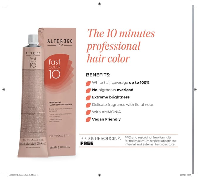 ALTER EGO FAST COLOR 10 MINUTEN 100ML 8/3