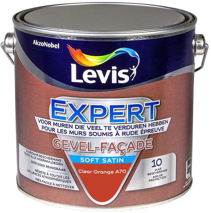 Levis - Expert Gevel Mix - Clear Orange A70 - Mengverf - 2,5 L
